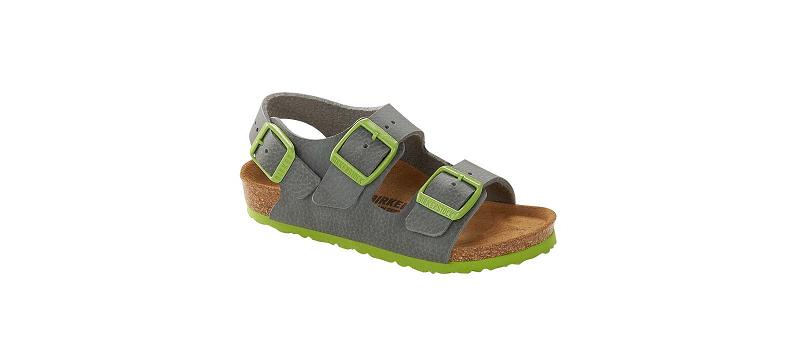 Birkenstock Birko-flor Narrow Milano Børn Grøn | DK 141WNB